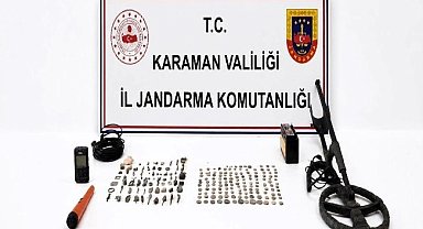Karaman'da tarihi eser ele geçirildi: 12 tutuklama