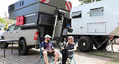 Karavan tutkunlarının bayram rotası Antalya oldu