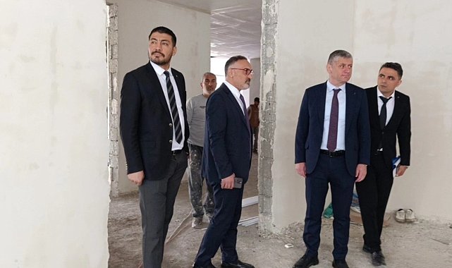 Kars'ta kütüphane yatırımları yerinde incelendi