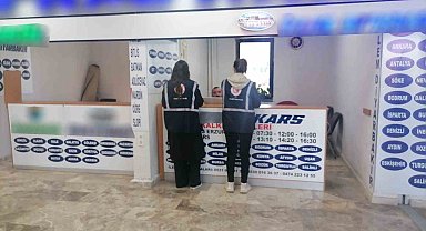 Kars'ta şehirlerarası otobüs firmalarına sıkı denetim