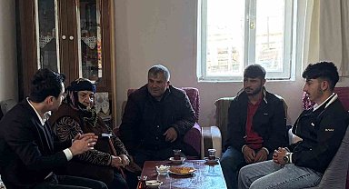 Kaymakam Tutal'dan şehit ailesine bayram ziyareti
