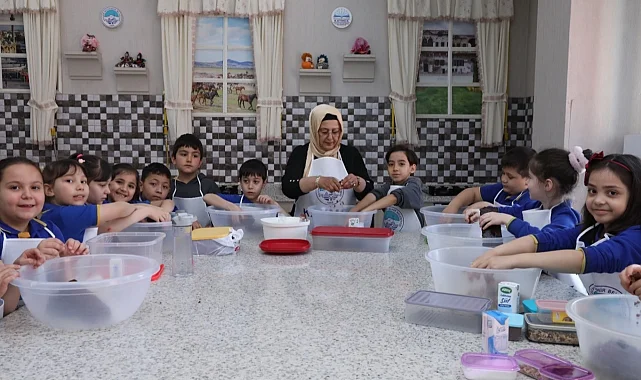 KAYMEK'ten minik şeflere 'tatlı' atölye