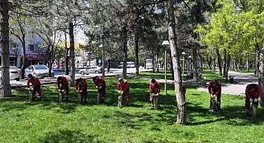 Kayseri Kocasinan'da açık alanlarda yoğun ilaçlama