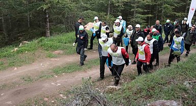 Kayseri protokolü yangınlara karşı ormanda temizlik yaptı