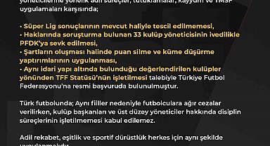 Kayserispor'dan TFF'ye 'adalet' dilekçesi