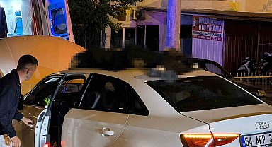 Kazada otomobilin üzerine savrulan motosiklet sürücüsü hayatını kaybetti