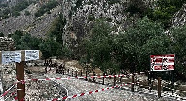 Kazankaya Kanyonu'nda tedbir alındı