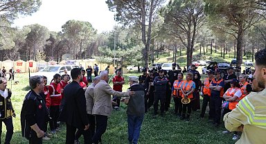 Kazdağları'nda gerçeğini aratmayan arama kurtarma tatbikatı