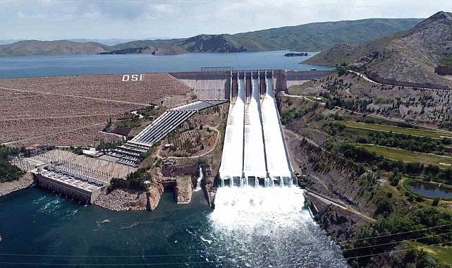 Keban Barajı'nda 7 yıl sonra ilk kez savaklar açılıyor