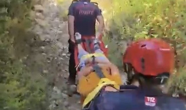 Kekik toplarken dere yatağına düşen çocuk yaralandı