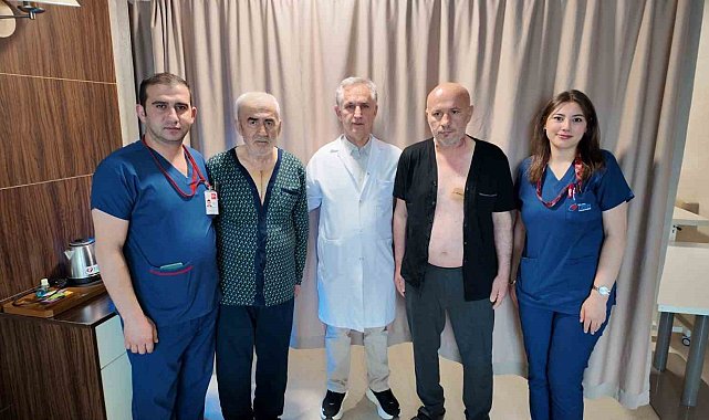Kilometrelerce uzaklıktan Denizli'ye gelen 2 hasta başarılı bypass ameliyatlarıyla sağlığına kavuştu
