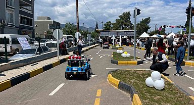 Kırıkhan'da öğrenciler trafik kurallarını bilgilendirme pistinde öğrenecek