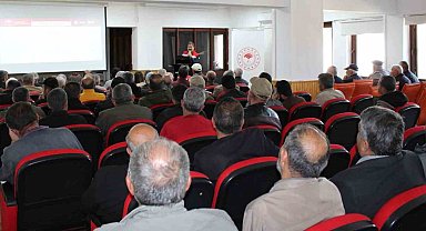 Kırsal kalkınma ve bireysel sulama destekleri Tercan'da anlatıldı