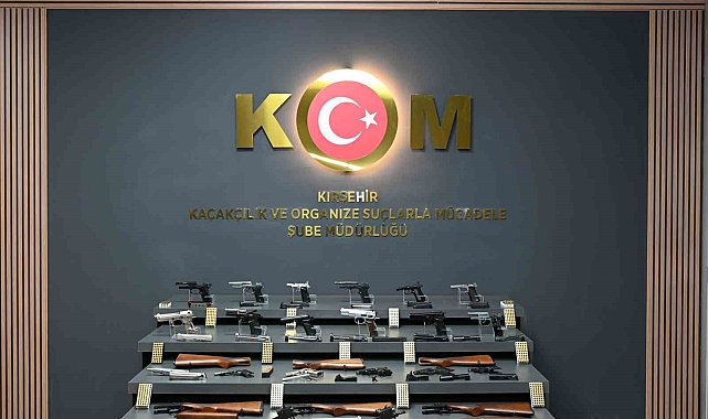 Kırşehir'de kaçak silah operasyonu: 1 gözaltı
