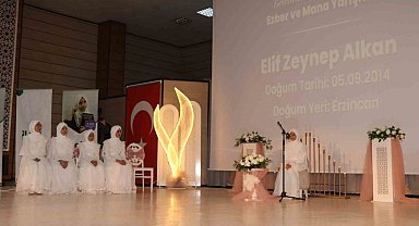 Kız Kur'an kursu öğrencileri hadis-i şerif bilgisinde yarıştı