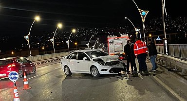 Kocaeli A Takımı'ndan kazaya ilk müdahale