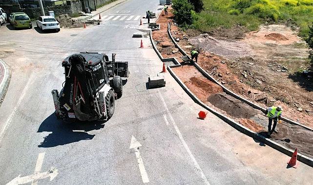 Kocaeli Başiskele'de trafik akışına yeni dokunuşlar