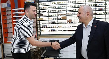 Kocaeli'de Gebze Belediye Başkanı esnafla buluştu