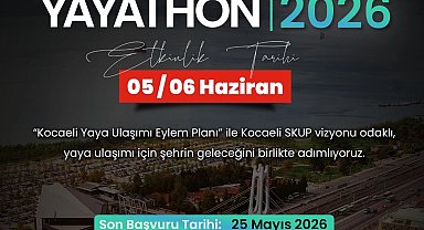 Kocaeli'de gençler yaya geleceğini tasarlıyor... "Yayathon" ile yaya çözümleri geliştirilecek