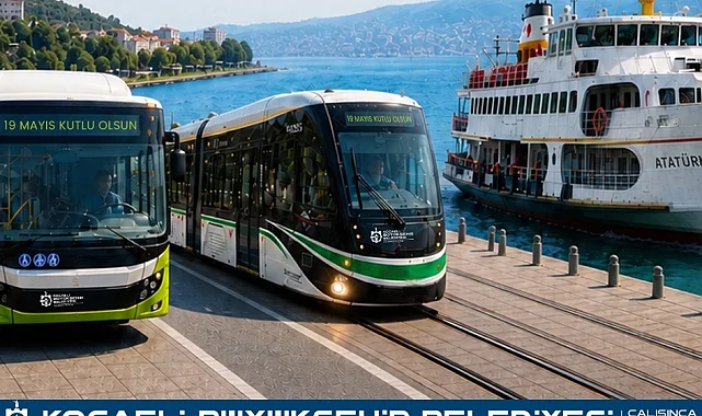 Kocaeli'de toplu taşıma 19 Mayıs'ta ücretsiz