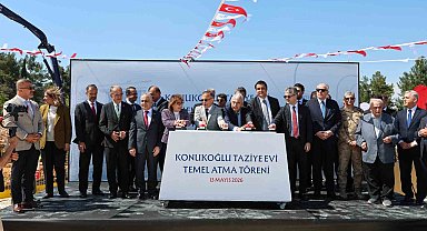 Konukoğlu Taziye Evi'nin temeli törenle atıldı