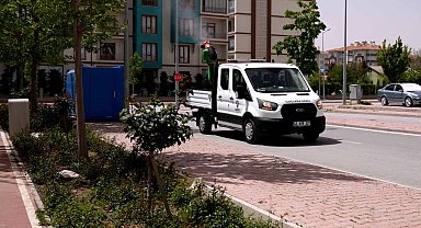 Konya Karatay'da kurban bayramı öncesi ilaçlama mesaisi