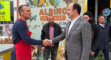 Konya Meram'da başkanlardan esnaf ziyareti