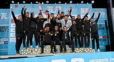 Konyalı sporcular Cumhurbaşkanlığı Turu'nda göz doldurdu