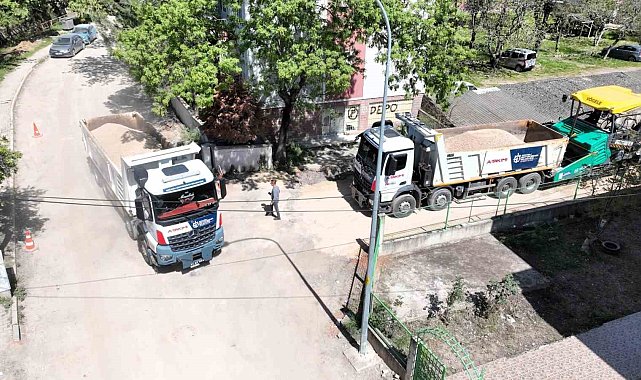 Körfez'de 22 kilometrelik üstyapı çalışması