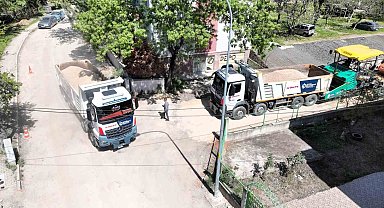 Körfez'de 22 kilometrelik üstyapı çalışması