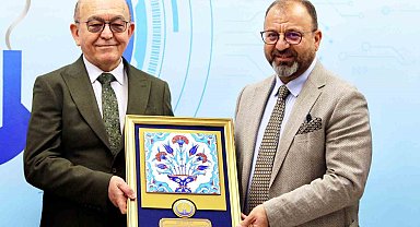 Kütahya OSB'de Emin Yüce görevine veda etti