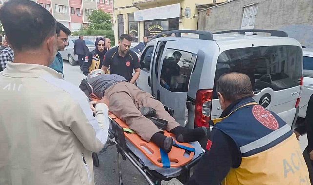 Kütahya'da direksiyon başında rahatsızlanan sürücü kaza yaptı