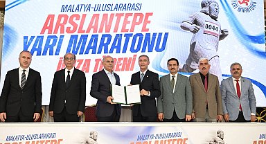 Malatya Arslantepe Yarı Maratonu'nun protokolü imzalandı