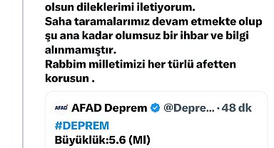 Malatya Valisi Yavuz'dan deprem açıklaması