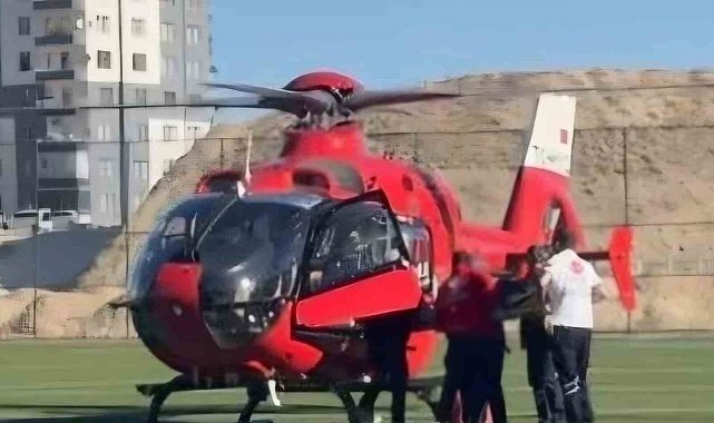 Malatya'da ambulans helikopter 62 yaşındaki hasta için havalandı