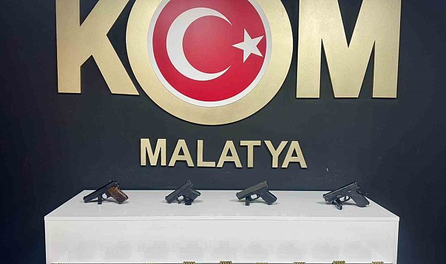 Malatya'da uyuşturucu ve silah operasyonu