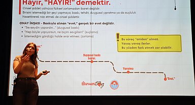 Maltepe'de gençler flört şiddetine karşı bilinçlendirildi