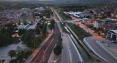 Manisa Köprübaşı sıcak asfaltla ilk kez tanıştı