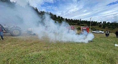 Manisa'da eş zamanlı yangın tatbikatı