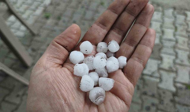 Manisa'yı dolu vurdu