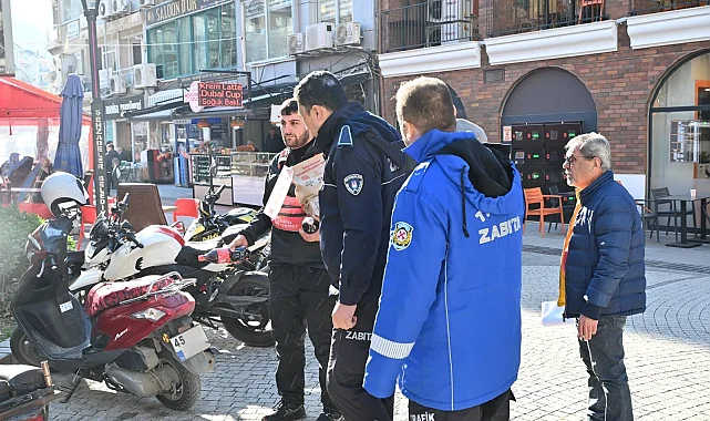 Manisa'da Sevgi Yollarında kameralı denetim