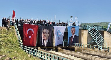 Manyas Barajı'nda kapaklar açıldı, kanallara su verilmeye başlandı