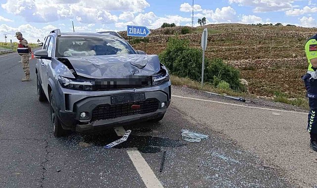 Mardin'de iki otomobil çarpıştı: 4 yaralı