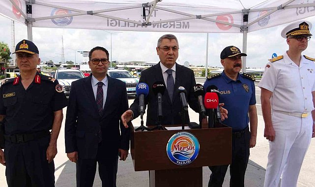 Mersin'de bayramda günlük 700 araç, 11 dron ve 3 bin 507 personel görev yapacak