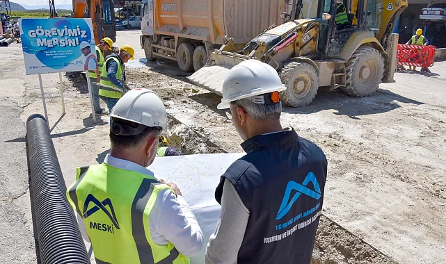 Mersin'de 8 mahalleye kanalizasyon çözümü
