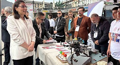 Meslek lisesi öğrencilerinin projeleri görücüye çıktı