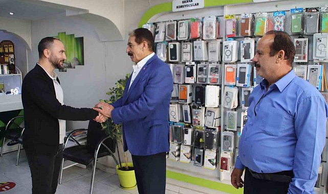 MESOB Başkanı Keskin'den esnaf ziyareti