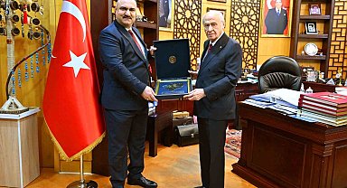 MHP Lideri Bahçeli, Kerkük Valisi Ağa'yı kabul etti