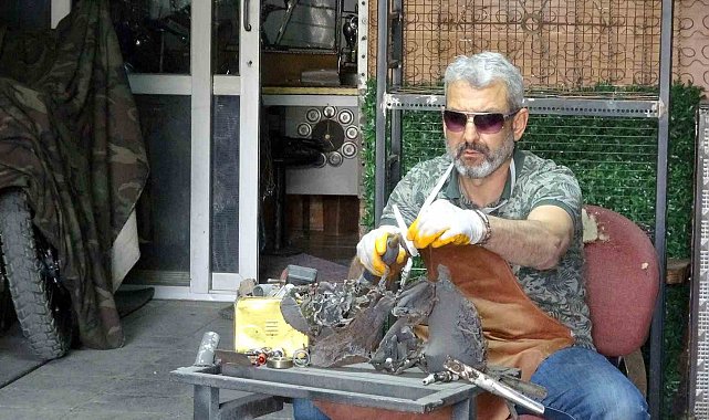 Muğla'da atıklardan sanat doğuyor