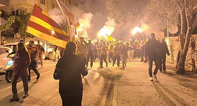 Muğla'da Galatasaraylıların şampiyonluk sevinci